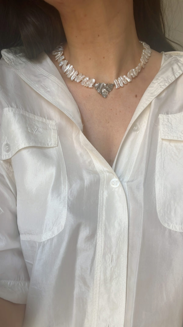 Vintage River Pearls Non Usual Necklace - immagine 5