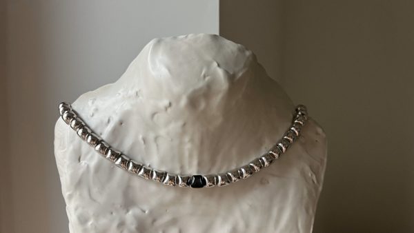 Vintage Silver Finish Necklace by Pierre Lang