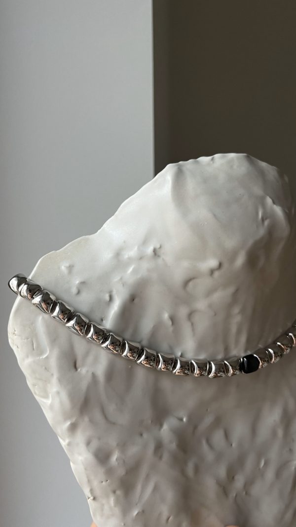 Vintage Silver Finish Necklace by Pierre Lang - immagine 7